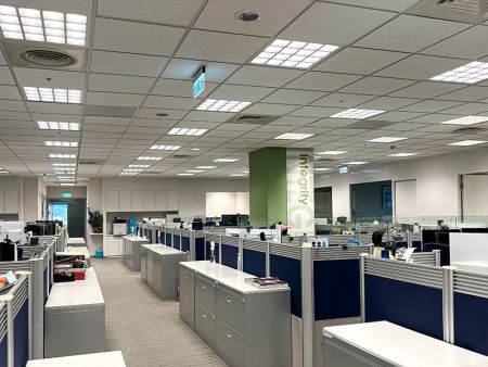 Example of Office Ceiling Lightings Replacement at a Foreign Enterprise Headquarters in Taipei